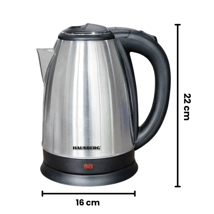 HAUSBERG HB-3615 Hervidor de Agua RVS 1.8L 1500W