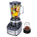 HAUSBERG HB-7765 Licuadora 1.5L con Molinillo de Café 500W Acero Inoxidable